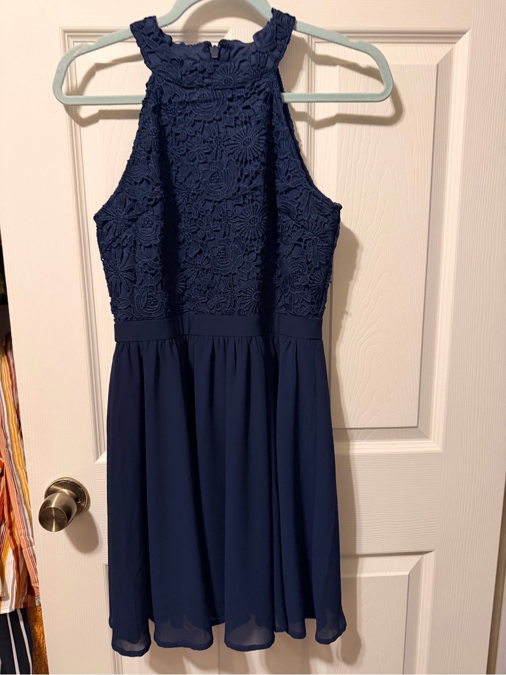 Lulus navy blue dress